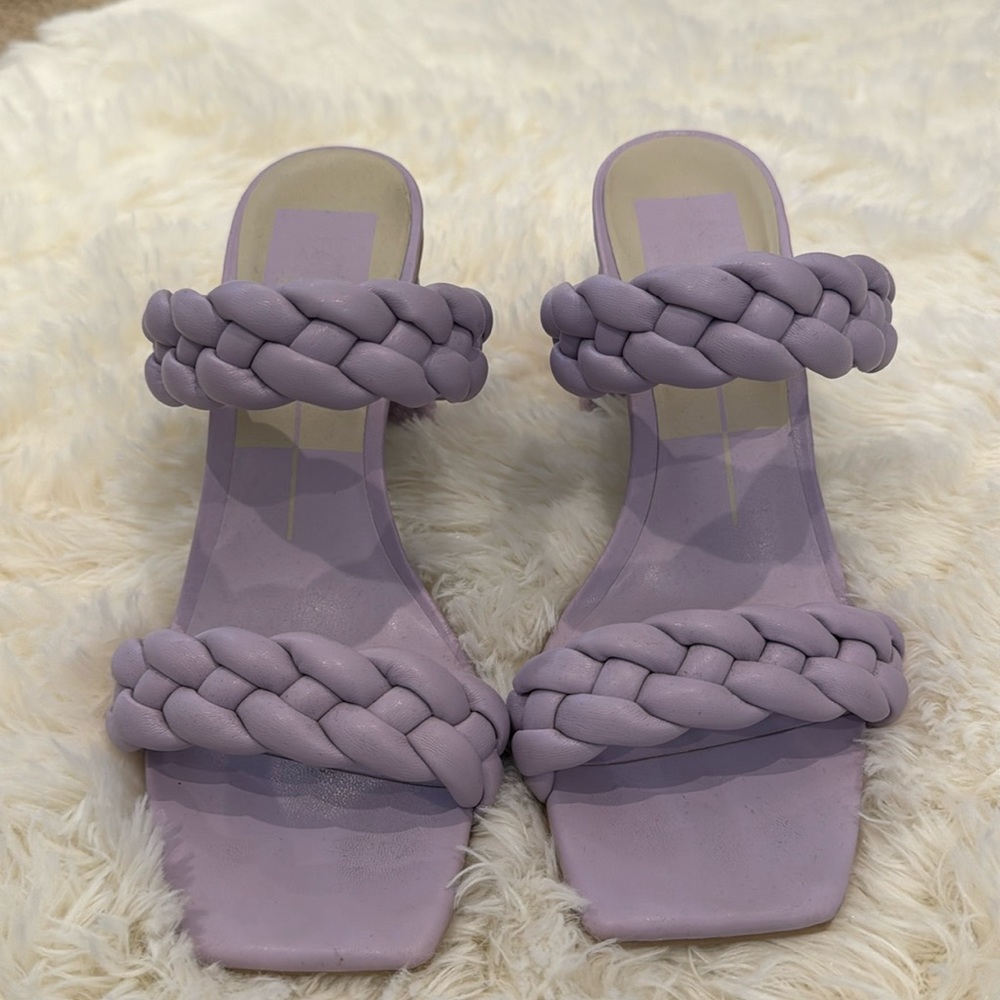 Dolce Vita Purple Braided Heels